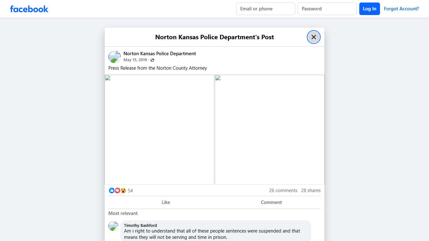 Press Release from the... - Norton Kansas Police Department Facebook