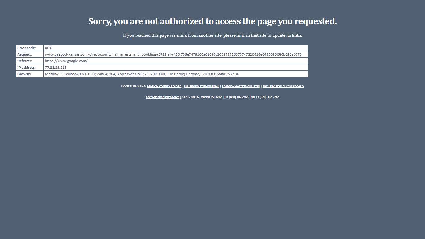 HOCH Publishing Marion County KS newspapers